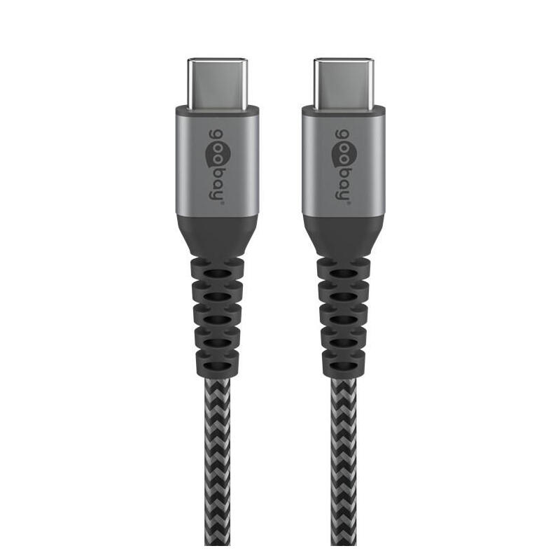 goobay-usb-c-cable-textil-usb-c-con-conectores-metalicos-49301 goobay-usb-c-cable-textil-usb-c-con-conectores-metalicos-49301