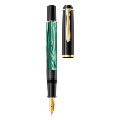 pelikan-classic-m200-pluma-estilografica-piston-verde-jaspeado-994103