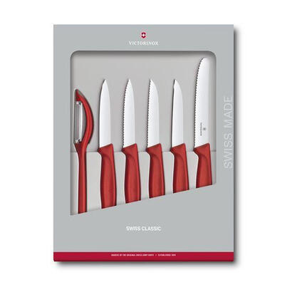 victorinox-swiss-classic-vegetal-juego-de-cuchillos-6pc-rojo