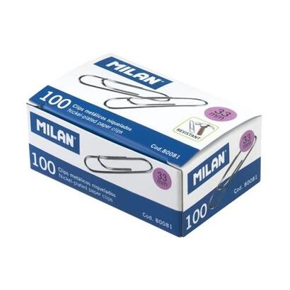 milan-caja-de-100-clips-labiados-niquelados-33mm