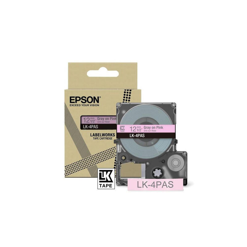 epson-labelworks-lk-4pas-rosa-suavegris-rollo-1-2-cm-1-cintas-cinta-para-labelworks-lw-c410-lw-c610