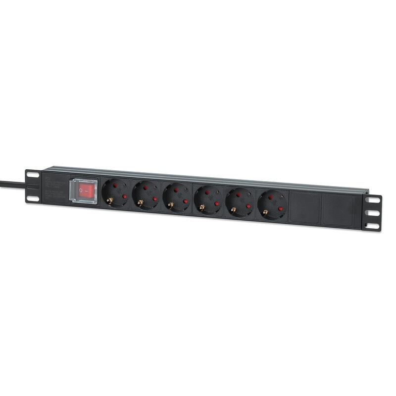 intellinet-714914-unidad-de-distribucion-de-energia-pdu-6-salidas-ac-1u-negro