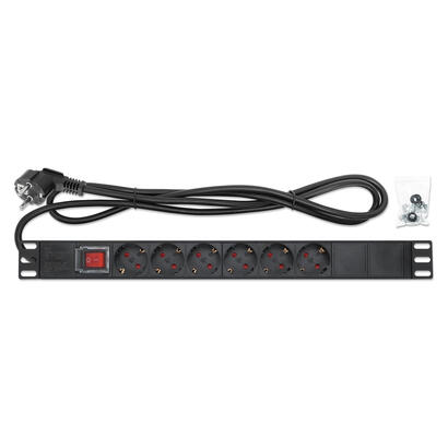 intellinet-714914-unidad-de-distribucion-de-energia-pdu-6-salidas-ac-1u-negro