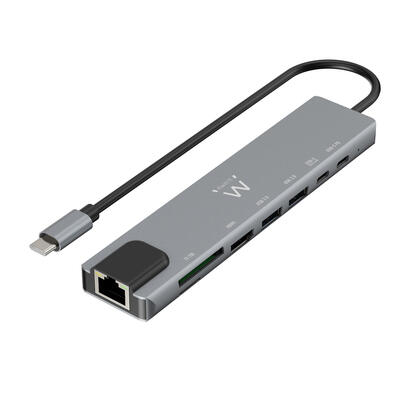 ewent-usb-c-hdmi-8-in-1-hub-ethernet-hdmi-4k-usb-c-pdusb-c-usb-a-lan1-lector-de-tarjetas-aluminio