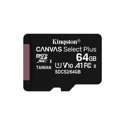 micro-sd-kingston-64gb-micsdxc-canvas-select-plus-100r-a1-c10-two-pack-single-adp