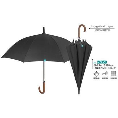 perletti-paraguas-adulto-golf-698-aut-negro-mango-madera