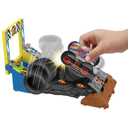 hot-wheels-monster-trucks-arena-world-entry-challenge-race-ace-s-tire-smash-race-incl-2-coches-de-juguete