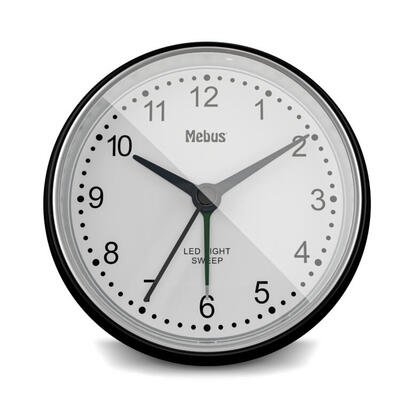 mebus-25806-despertador-reloj-despertador-analogico-negro-blanco