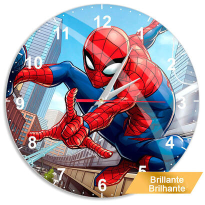 reloj-pared-spiderman-marvel