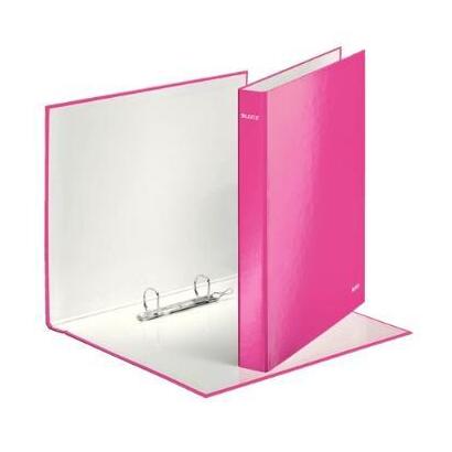 leitz-carpeta-wow-anillas-mixtas-2x25-mm-a4-carton-forrado-plastificado-fucsia