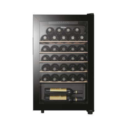 haier-wine-bank-50-serie-3-hws33gg-nevera-de-vino-independiente-negro-33-botellas