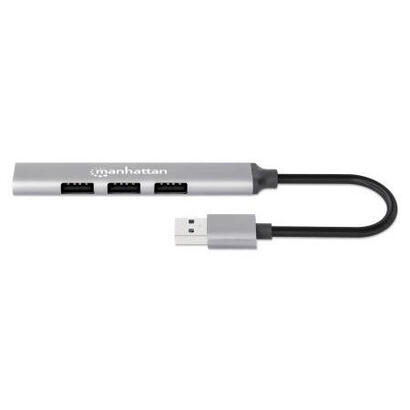 manhattan-4port-usb-a-hub-3x480mbit-s-1xgbit-s-usb-a-mecker