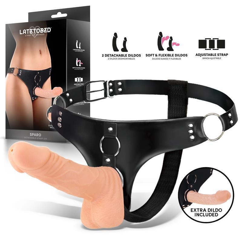sparo-arnes-con-2-dildos-realistas-desmontables sparo-arnes-con-2-dildos-realistas-desmontables