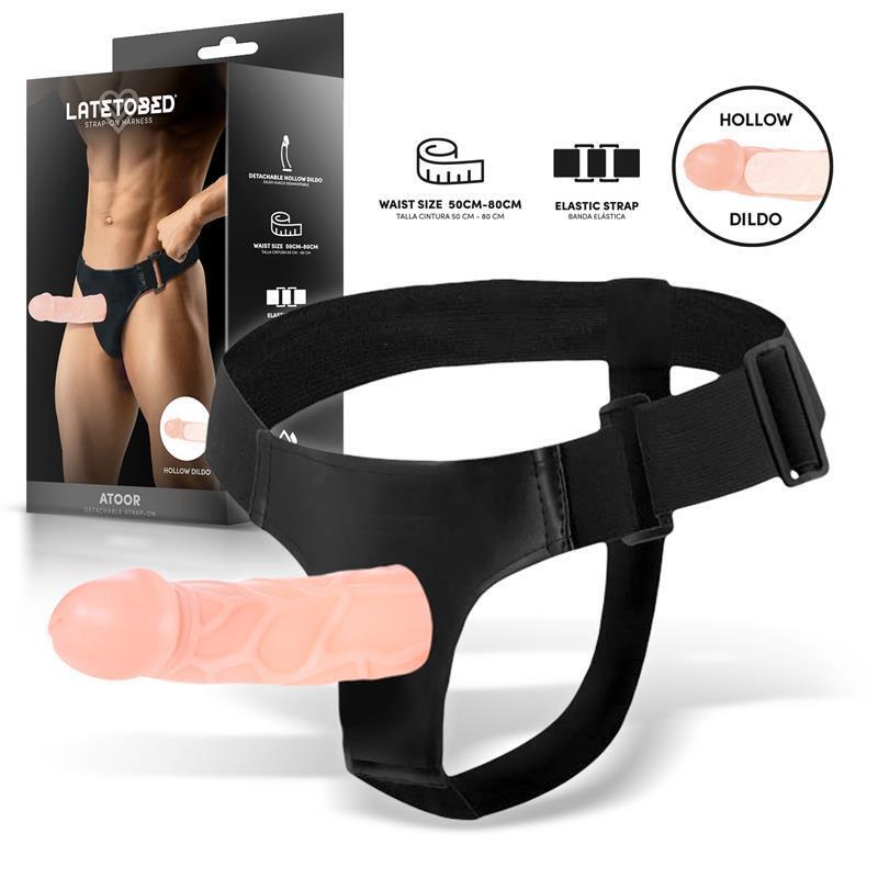 atoor-arnes-con-dildo-hueco-desmontable-vibracion-y-control-remoto atoor-arnes-con-dildo-hueco-desmontable-vibracion-y-control-remoto