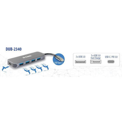 usb-c-hub-to-4-usb-30-ports-perp-with-60w-usb-c-power-delivery