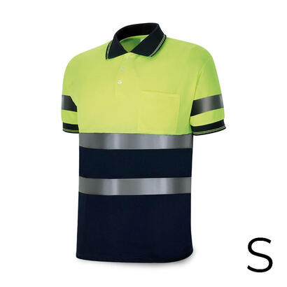 polo-alta-visibilidad-bicolor-manga-corta-tejido-poliester-160g-transpirable-talla-s-1288pavxmcyfas-marca