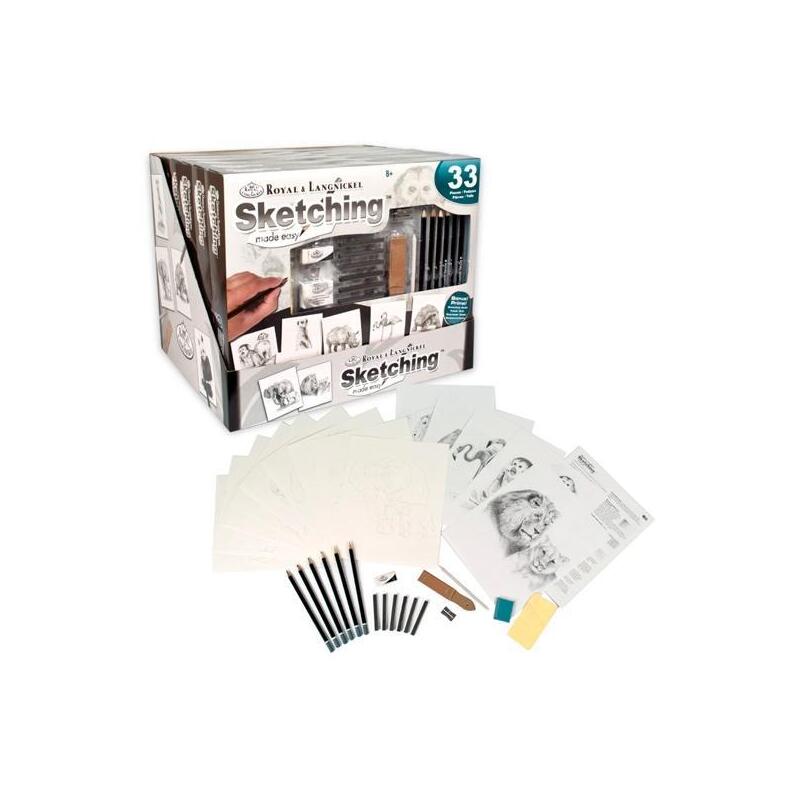 royal-langnickel-juego-de-arte-para-sketching-adventure-made-easy-caja-de-9-dibujos