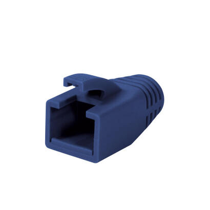 logilink-conector-rj45-protector-contra-tirones-80-mm-50-uds-mp0035b-azul