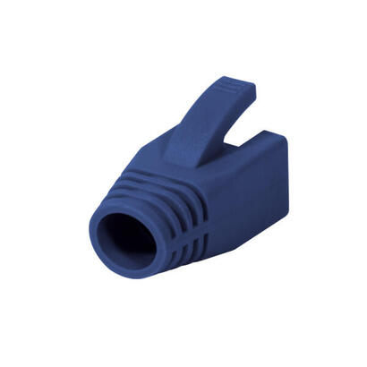 logilink-conector-rj45-protector-contra-tirones-80-mm-50-uds-mp0035b-azul