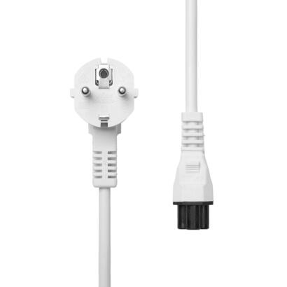 proxtend-power-cord-schuko-angled-to-c5-2m-white-blanco-enchufe-tipo-f-c5-acoplador