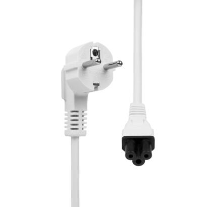 proxtend-power-cord-schuko-angled-to-c5-2m-white-blanco-enchufe-tipo-f-c5-acoplador