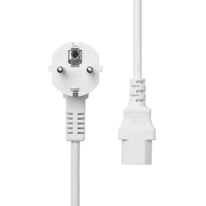 proxtend-power-cord-schuko-angled-to-c13-2m-white-blanco-enchufe-tipo-f-c13-acoplador