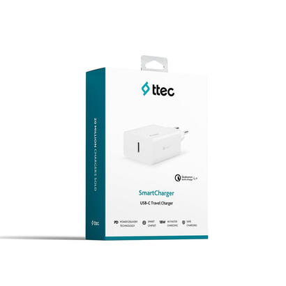 ttec-smartcharger-cargador-pd-travel-20-w-blanco