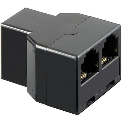 goobay-rj-11-adapter-2x-rj-11-negro