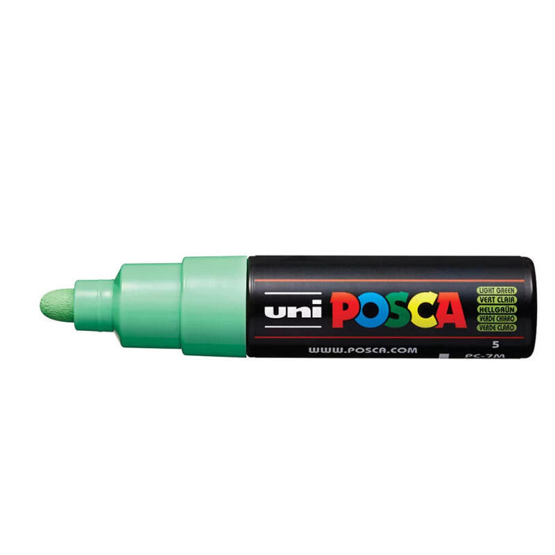 posca-marcador-pc-7m-no-permanente-punta-forma-de-bala-45-55mm-verde-claro