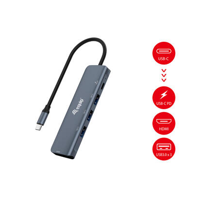 equip-adaptador-usb-c-hdmiusb30pd-4k30hz-015m-gr