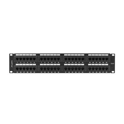 patch-panel-lanberg-48-puertos-2u-19-cat6-negro