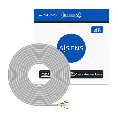 aisens-bobina-cable-rj45-cat6-utp-rigido-awg23-cca-aleacion-100m-gris