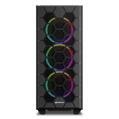 caja-pc-sharkoon-rgb-hex-atx-2xusb30-sin-fuente-negro