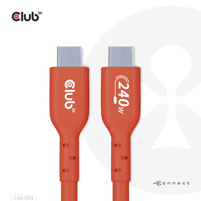 club3d-cable-certificado-usb2-tipo-c-bidireccional-usb-if-datos-480-mb-pd-240-w-48-v5-a-epr-mm-3-m984-pies