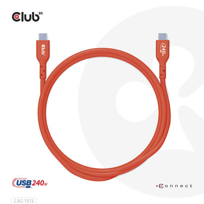 club3d-cable-certificado-usb2-tipo-c-bidireccional-usb-if-datos-480-mb-pd-240-w-48-v5-a-epr-mm-3-m984-pies