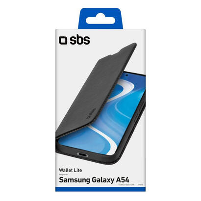 sbs-tebklitesaa54k-funda-para-galaxy-a54-66-funda-cartera-negro