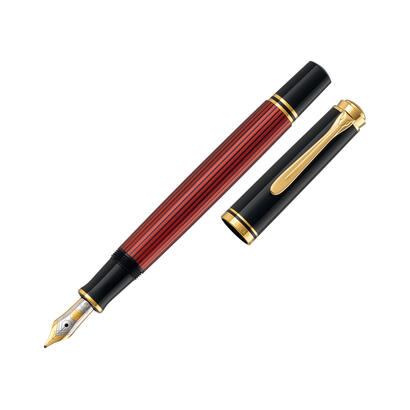 pelikan-pluma-estilografica-m400-negro-rojo-m-caja-de-regalo