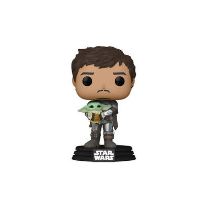 funko-pop-star-wars-the-mandalorian-mando-sujetando-baby-yoda-nio-54525-preorder-reserva-ya