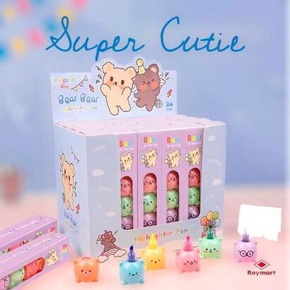 roymart-marcadores-the-bears-kawaii-set-de-5-expositor-de-24-csurtidos