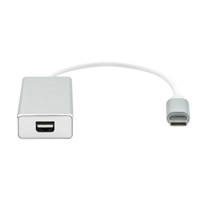 usb-c-to-mini-dp-20cm-silver
