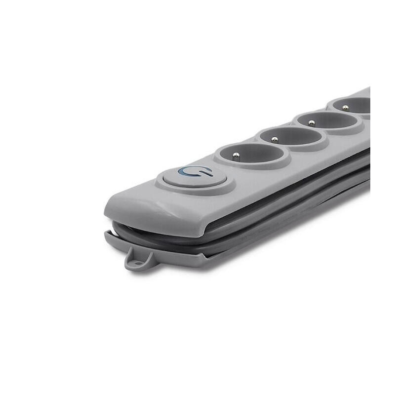 qoltec-50270-limitador-de-tension-gris-5-salidas-ac-230-v-18-m qoltec-50270-limitador-de-tension-gris-5-salidas-ac-230-v-18-m