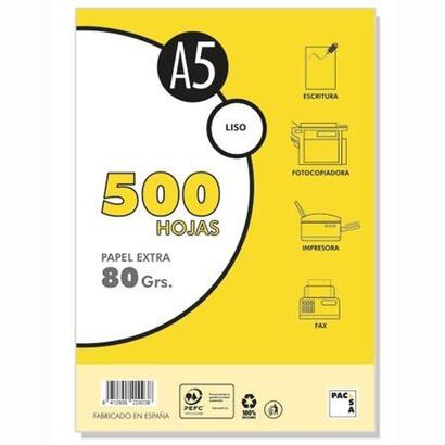 pacsa-papel-multifuncion-a5-extra-500h-liso-80gr-blanco