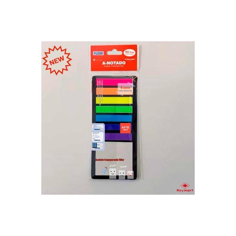 roymart-notas-inteligentes-acetato-transparente-pack-de-160-csurtidos