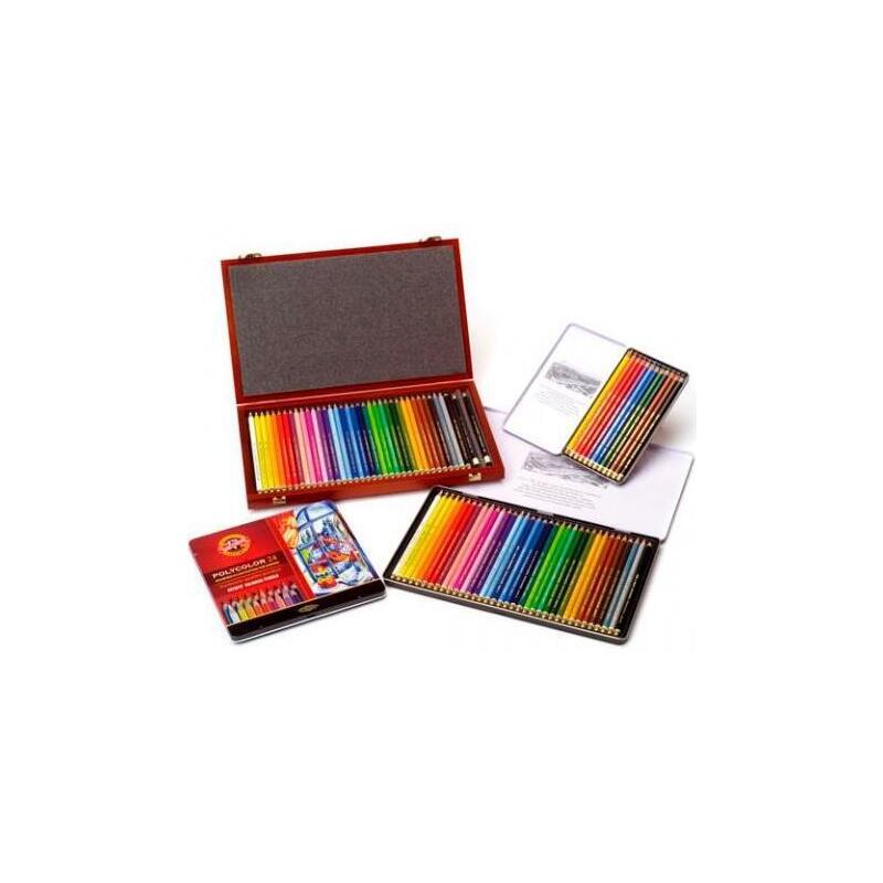 michel-set-de-lapices-polycolor-en-caja-metalica-24-colores-surtidos