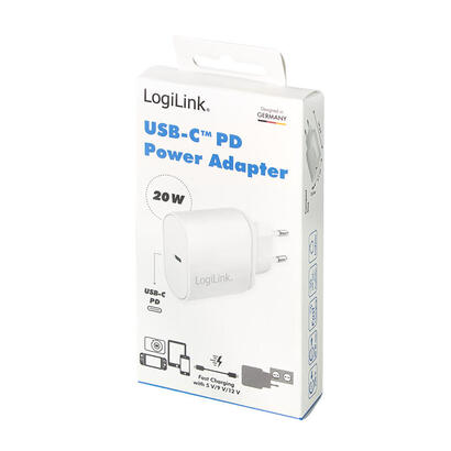 logilink-pa0261-cargador-usb-1x-usb-c-port-pd-20-w