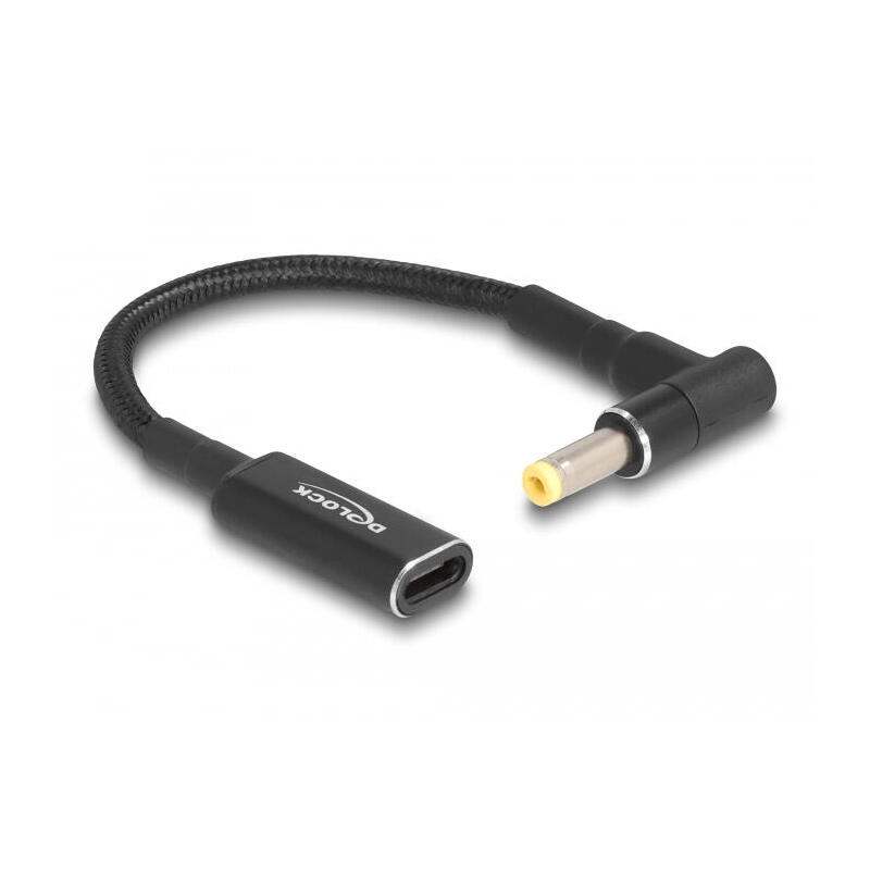 delock-60033-cable-de-carga-portatil-usb-type-c-hembra-a-hp-48-x-17-mm-macho-en-angulo-de-90-15-cm