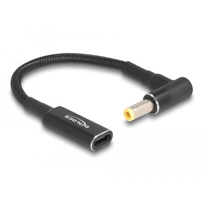 delock-60040-cable-de-carga-portatil-usb-type-c-hembra-a-55-x-25-mm-macho-en-angulo-de-90-15-cm