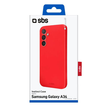 sbs-teinstsaa34r-funda-para-galaxy-a34-66-rojo