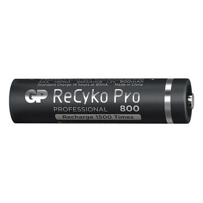 gp-recyko-pro-pack-de-4-pilas-recargables-800mah-aaa-12v-precargadas-ciclo-de-vida-hasta-1500-veces