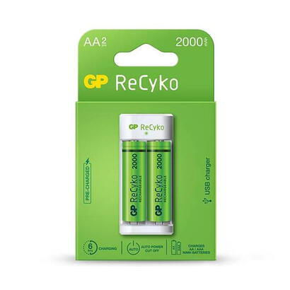 gp-recyko-pack-de-cargador-usb-2-pilas-recargables-2100mah-aa